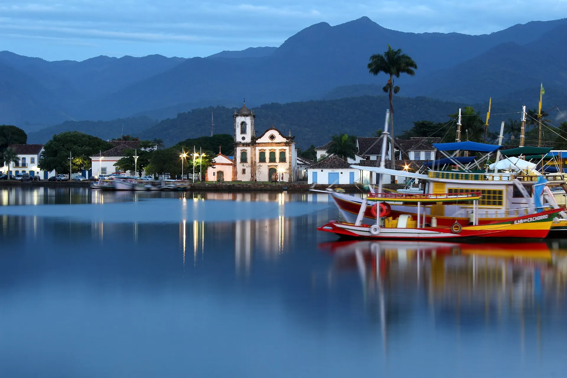 Colonial historic centre of Paraty on the Costa Verde