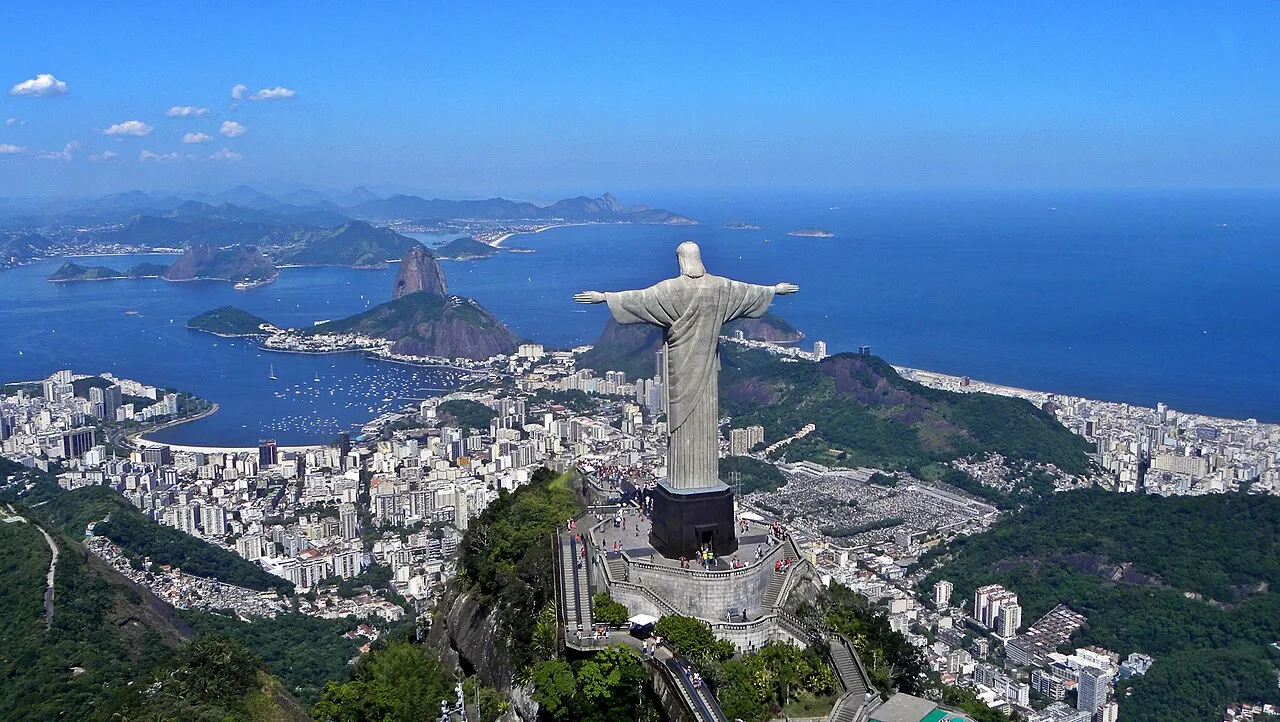 Christ the Redeemer statue on Corcovado above Rio de Janeiro